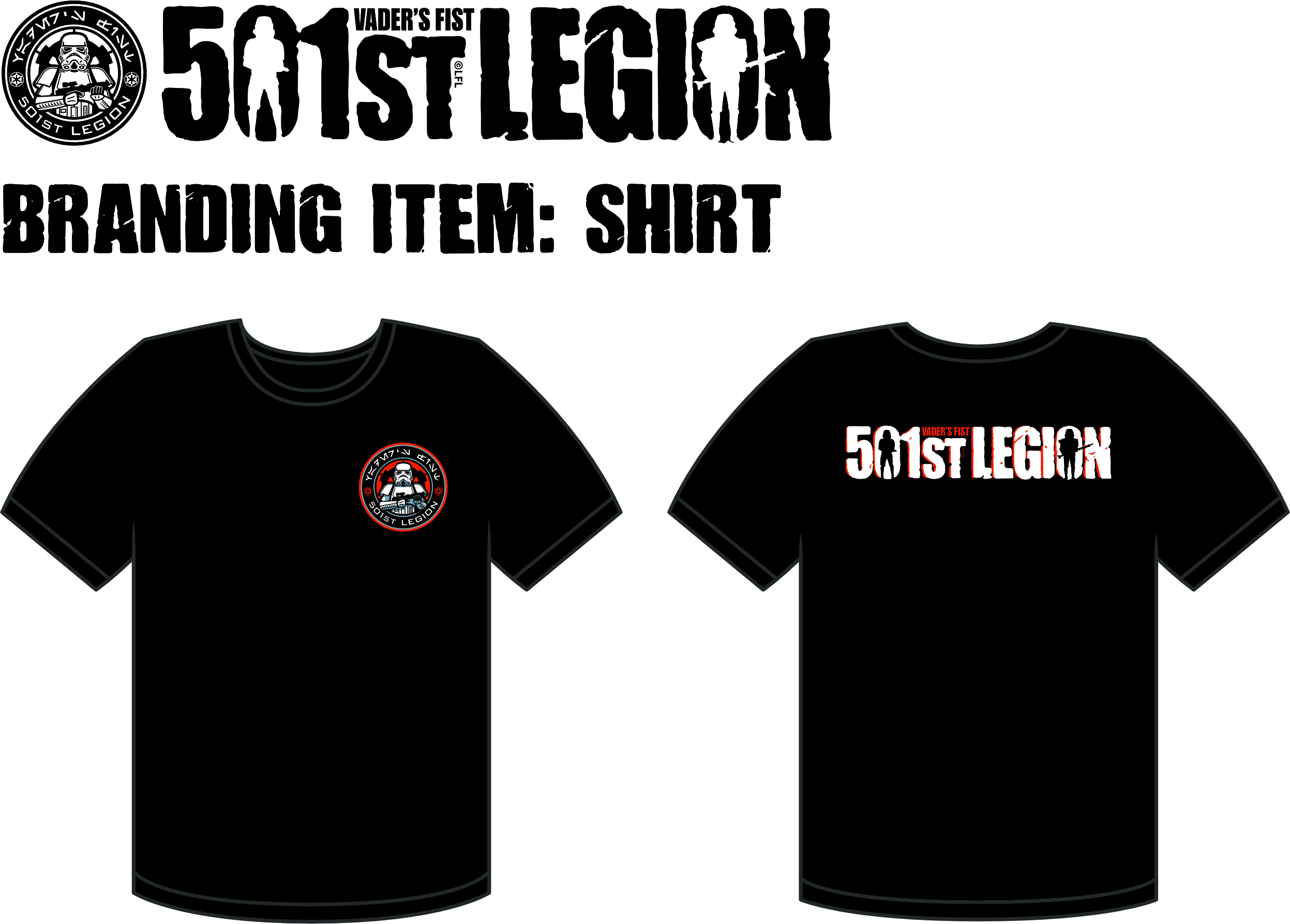 501st Legion Branding T-Shirt Lady