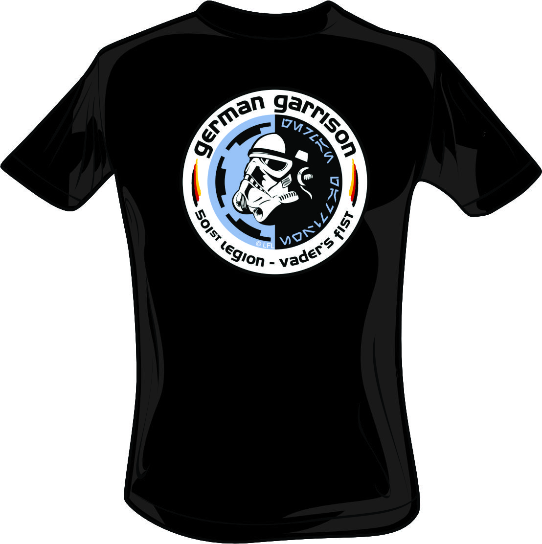 German Garrison Std. T-Shirt Multi Color – Bild 3