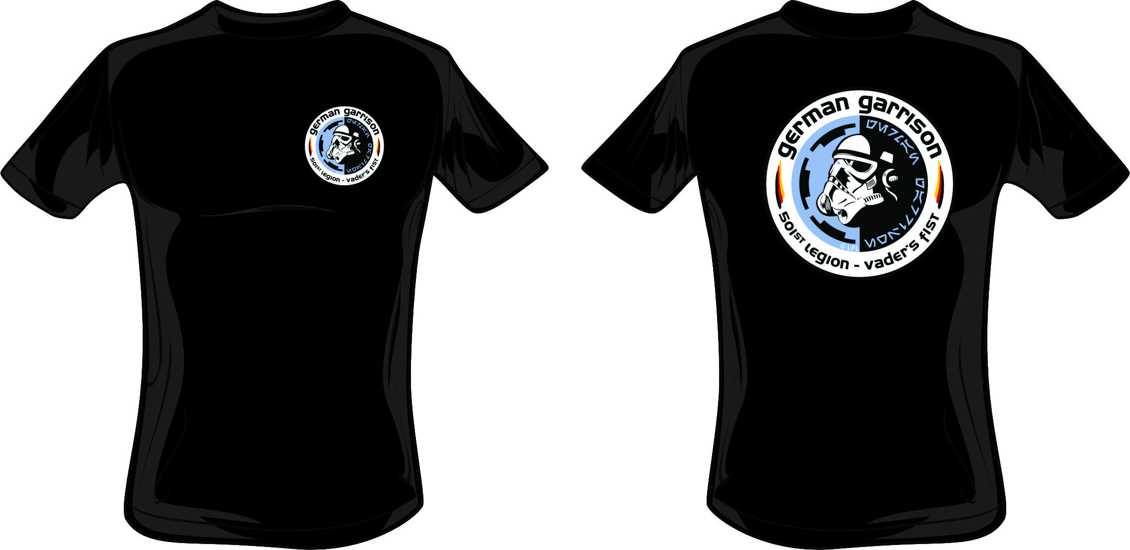 German Garrison Std. T-Shirt Multi Color – Bild 4