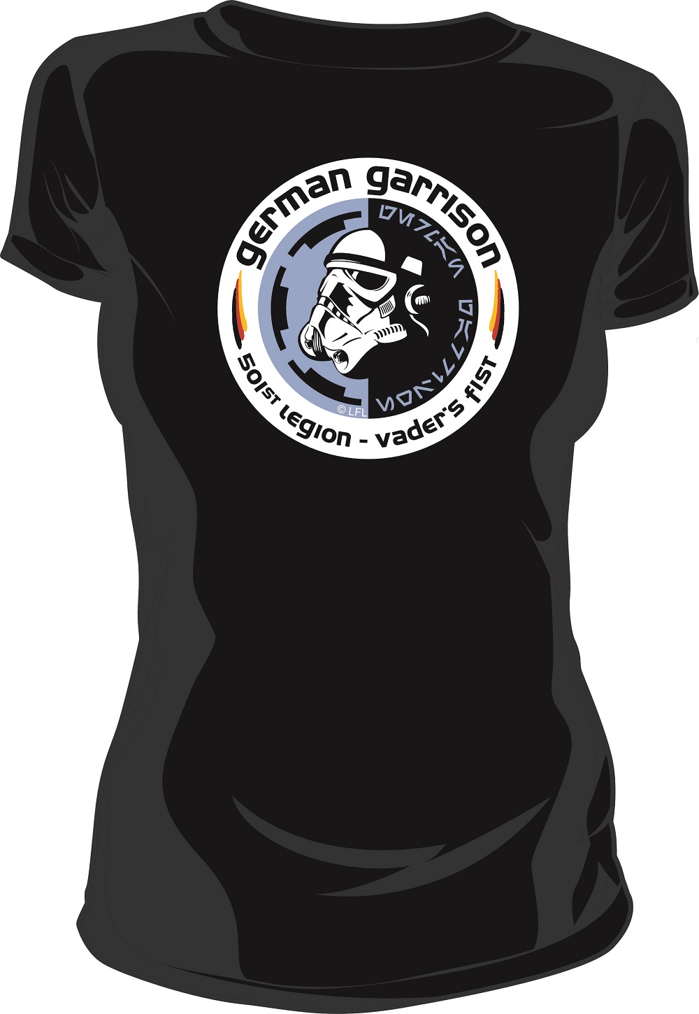German Garrison Std. T-Shirt Multi Color Lady – Bild 6