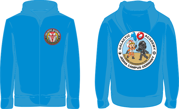 Galactic Academy Jubiläums Zip Hoodie KINDER – Bild 3