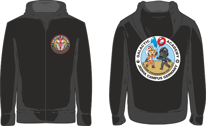 Galactic Academy Jubiläums Zip Hoodie ADULT