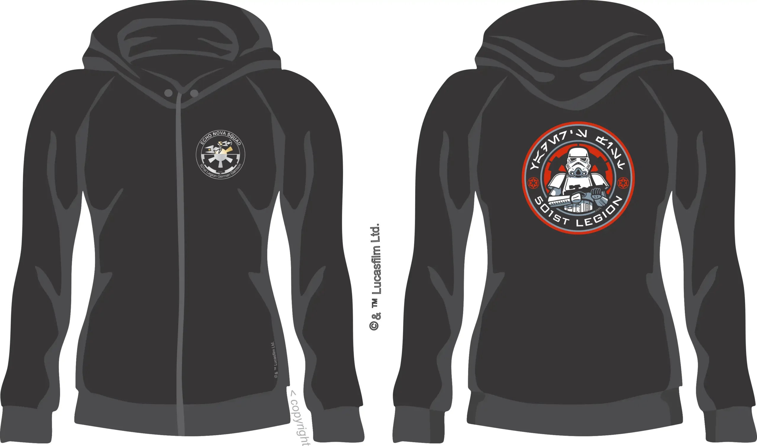 ESQ Basic Zip Hoodie